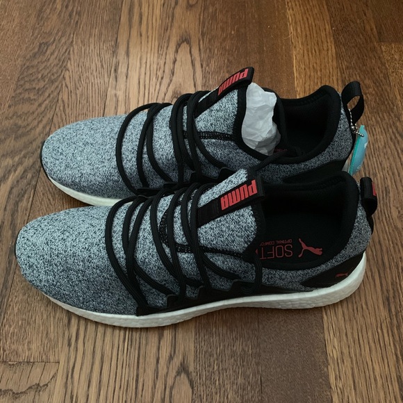 puma men's nrgy neko knit sneaker